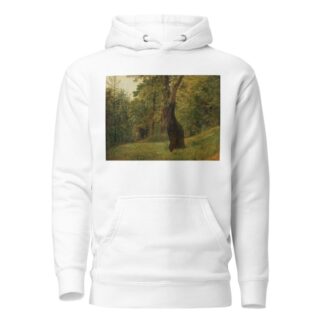A Tree at the Edge of the Woods by Circle of Friedrich Gauermann Hoodie