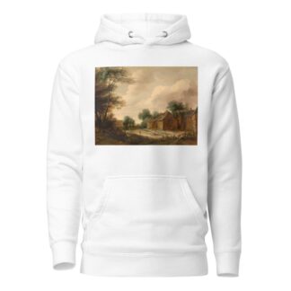 Landscape with a Farm by Lodewijk de Vadder Hoodie