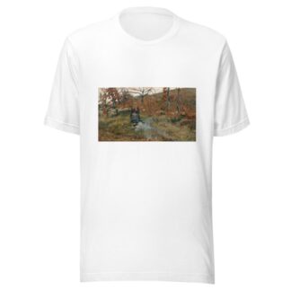 A Shepherdess with Her Flock by Niccolò Cannicci T-Shirt