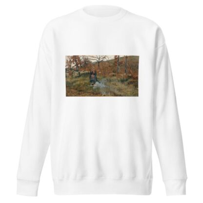 A Shepherdess with Her Flock by Niccolò Cannicci Sweatshirt