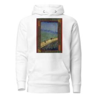 Bridge in the rain by Vincent van Gogh Hoodie