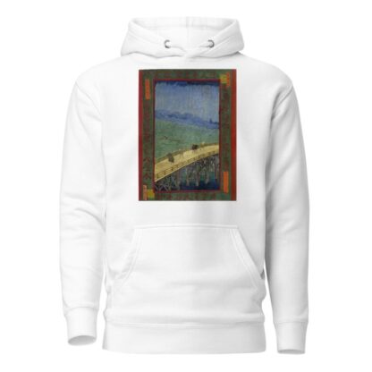 Bridge in the rain by Vincent van Gogh Hoodie