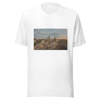 View Of Piazza Del Popolo, Rome by Giovanni Paolo Panini T-Shirt