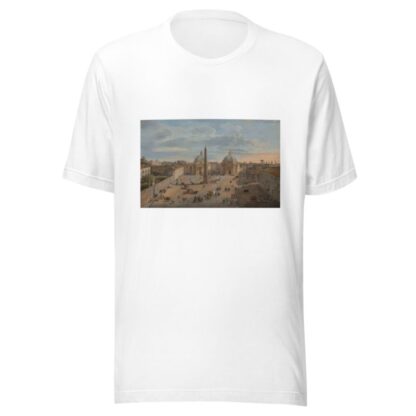 View Of Piazza Del Popolo, Rome by Giovanni Paolo Panini T-Shirt
