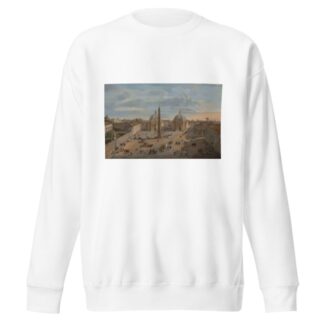 View Of Piazza Del Popolo, Rome by Giovanni Paolo Panini Sweatshirt