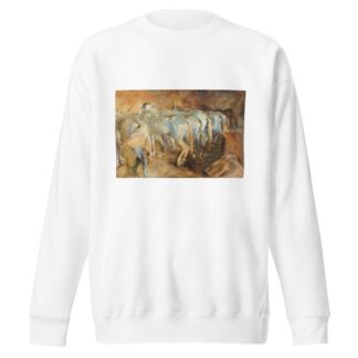 Bus Horses in Jerusalem by John Singer Sargent Sweatshirt