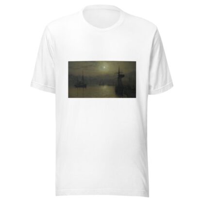 Old Scarborough, Full Moon, High Water by John Atkinson Grimshaw T-Shirt