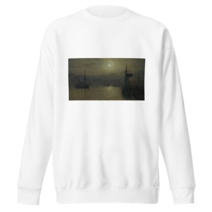 Old Scarborough, Full Moon, High Water by John Atkinson Grimshaw Sweatshirt