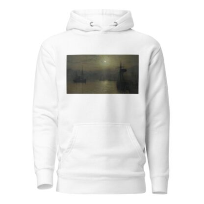 Old Scarborough, Full Moon, High Water by John Atkinson Grimshaw Hoodie