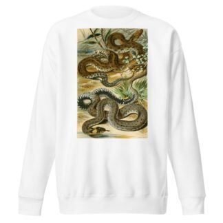 Tropidonotus tessellatus, Tropidonotus natrix by Bruno Dürigen Sweatshirt