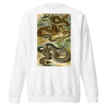 Tropidonotus tessellatus, Tropidonotus natrix by Bruno Dürigen Sweatshirt