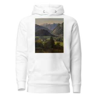 The Dachstein seen from the Sophienplatz by Ferdinand Georg Waldmüller Hoodie