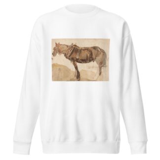 A Horse in Harness Seen From the Near Side by Thomas Sidney Cooper Sweatshirt