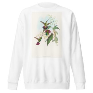 Lampornis prevosti by John Gould Sweatshirt