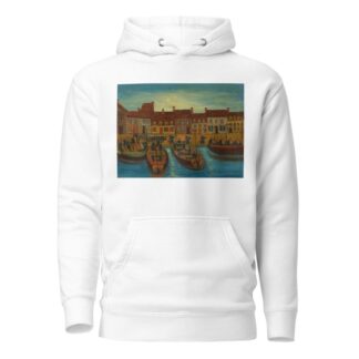 Port breton by Louis Vivin Hoodie