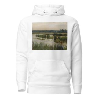 Landscape with a Pond by Karl Maria Thuma Hoodie