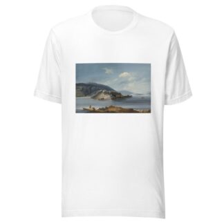 Vue de l’Isle de St. Pierre sur le Lac de Bienne by Johann Baptist Stuntz T-Shirt
