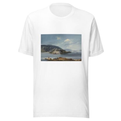 Vue de l’Isle de St. Pierre sur le Lac de Bienne by Johann Baptist Stuntz T-Shirt