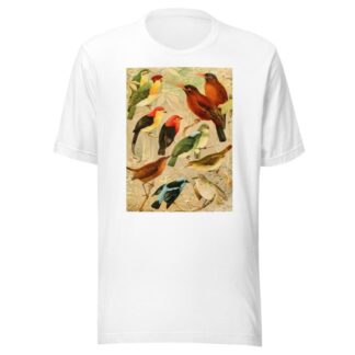 Arirambas da matta virgem, Uirá-purú diversos, Sahy by Emil August Göldi T-Shirt
