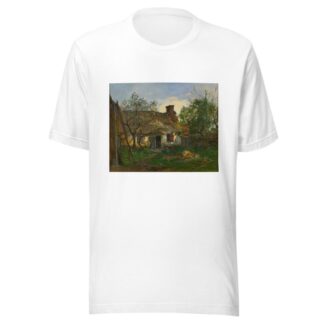 La Chaumiere à Berneval by Hippolyte Camille Delpy T-Shirt