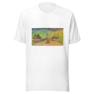 Matka s deťmi vo vidieckej krajine by Ján Novák T-Shirt