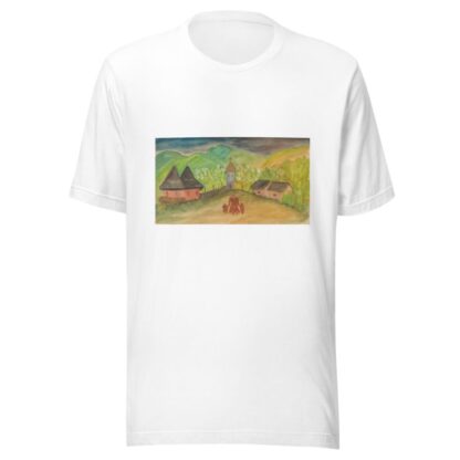 Matka s deťmi vo vidieckej krajine by Ján Novák T-Shirt