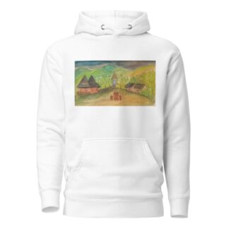 Matka s deťmi vo vidieckej krajine by Ján Novák Hoodie