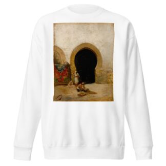 At the Gate of the Seraglio by Mariano Fortuny Marsal Sweatshirt
