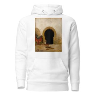 At the Gate of the Seraglio by Mariano Fortuny Marsal Hoodie
