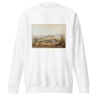 Vue de Montmirail et de ses environs by Gabriel Lory the Younger Sweatshirt