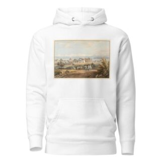 Vue de Montmirail et de ses environs by Gabriel Lory the Younger Hoodie