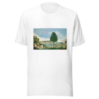 Composite Harbor Scene with Castle by Jurgan Frederick Huge T-Shirt
