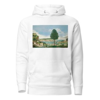 Composite Harbor Scene with Castle by Jurgan Frederick Huge Hoodie
