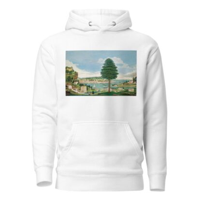 Composite Harbor Scene with Castle by Jurgan Frederick Huge Hoodie