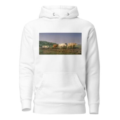 Ploughing in Nevers by Rosa Bonheur Hoodie