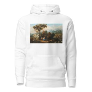Landscape with the Rest on the Flight into Egypt by Francesco Zuccarelli Hoodie
