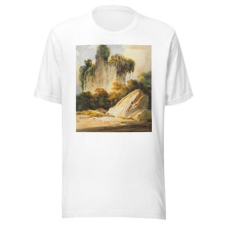 Rocks and overgrown masonry, Bengal by George Chinnery T-Shirt