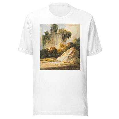 Rocks and overgrown masonry, Bengal by George Chinnery T-Shirt