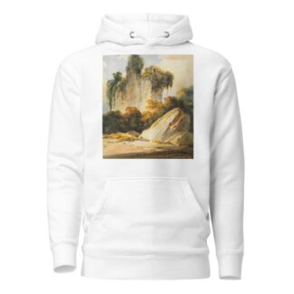 Rocks and overgrown masonry, Bengal by George Chinnery Hoodie