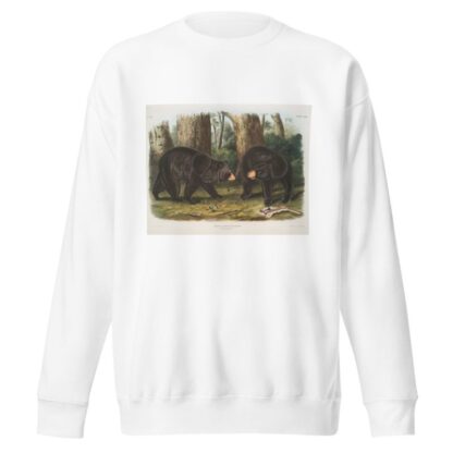 Ursus Americanus, American Black Bear. Male & female. by John Woodhouse Audubon Sweatshirt