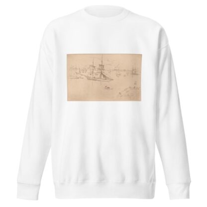 Lagoon; Noon by James Abbott McNeill Whistler Sweatshirt