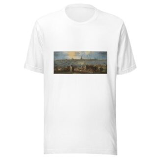 Gezicht op de rede van Antwerpen by Mathys Schoevaerdts T-Shirt