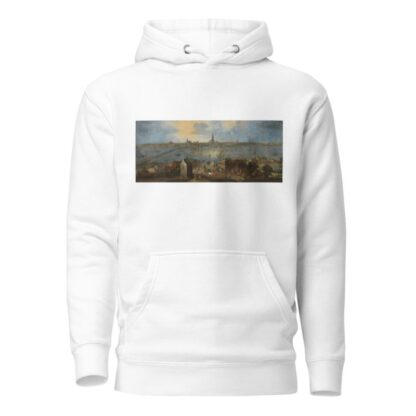 Gezicht op de rede van Antwerpen by Mathys Schoevaerdts Hoodie