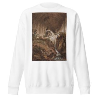 Vandfald under muret hvælving by Jens Petersen Lund Sweatshirt