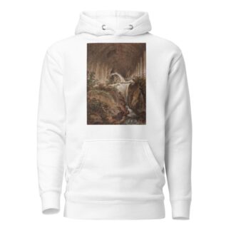 Vandfald under muret hvælving by Jens Petersen Lund Hoodie
