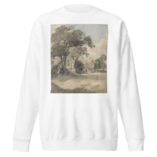 Trees in a Meadow by John Constable Sweatshirt