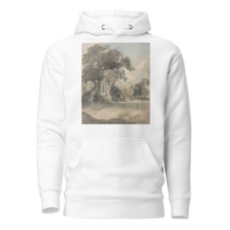 Trees in a Meadow by John Constable Hoodie