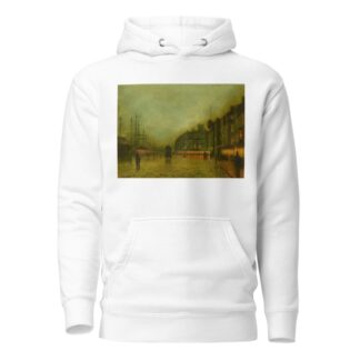 Liverpool Docks by John Atkinson Grimshaw Hoodie