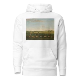 Sir Charles Warre Malet’s String of Racehorses at Exercise by Francis Sartorius Hoodie