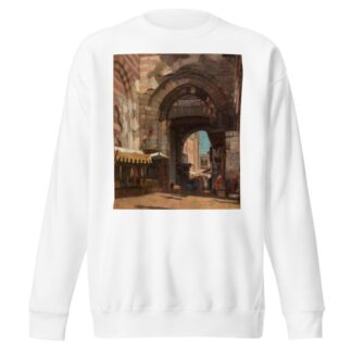 Bab Zuweyleh, Cairo, Egypt by George Yewell Sweatshirt
